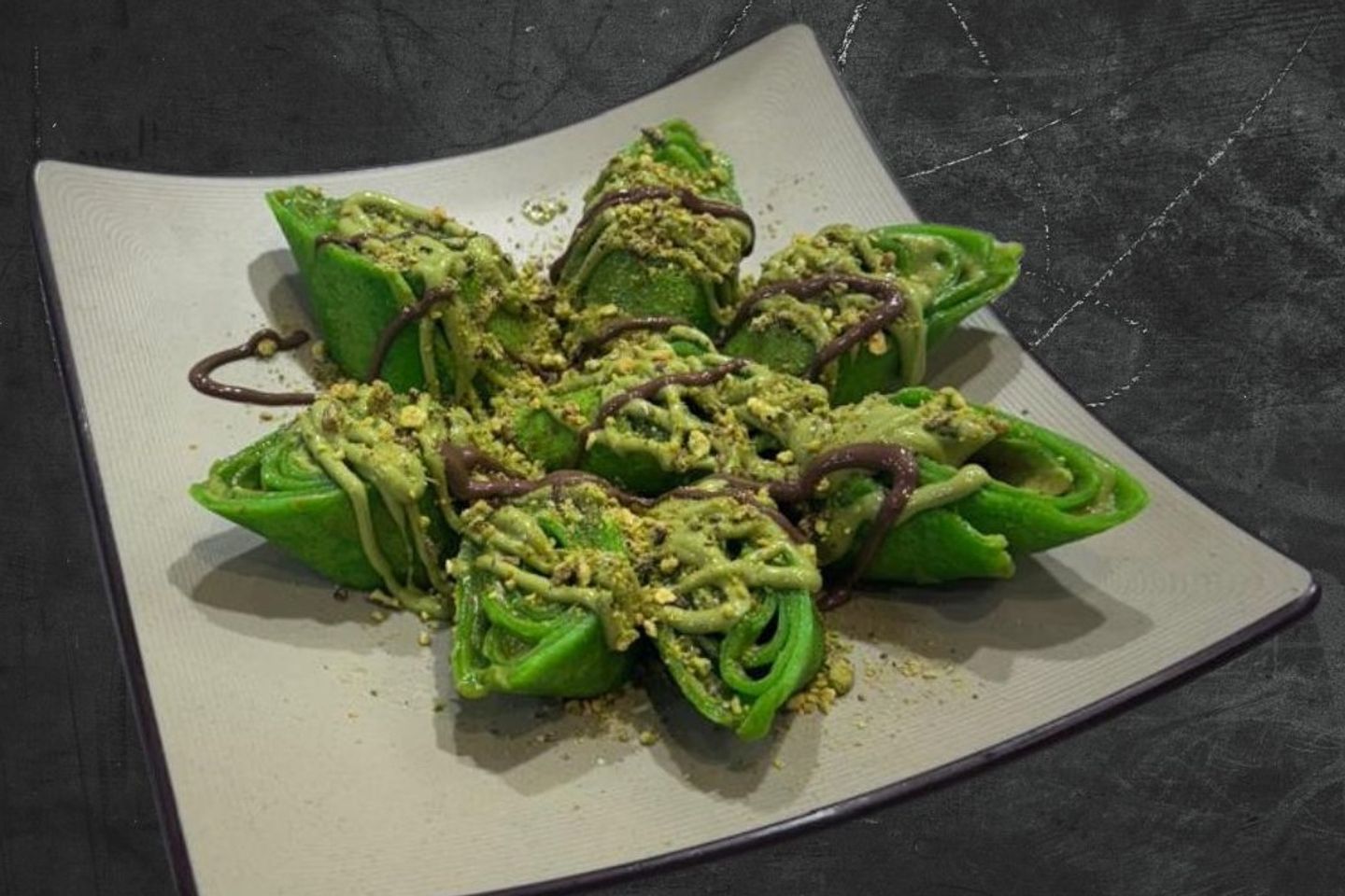 Pistachio Crepe