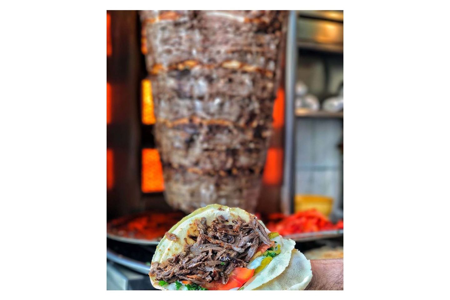 Beef Shawarma Sandwich