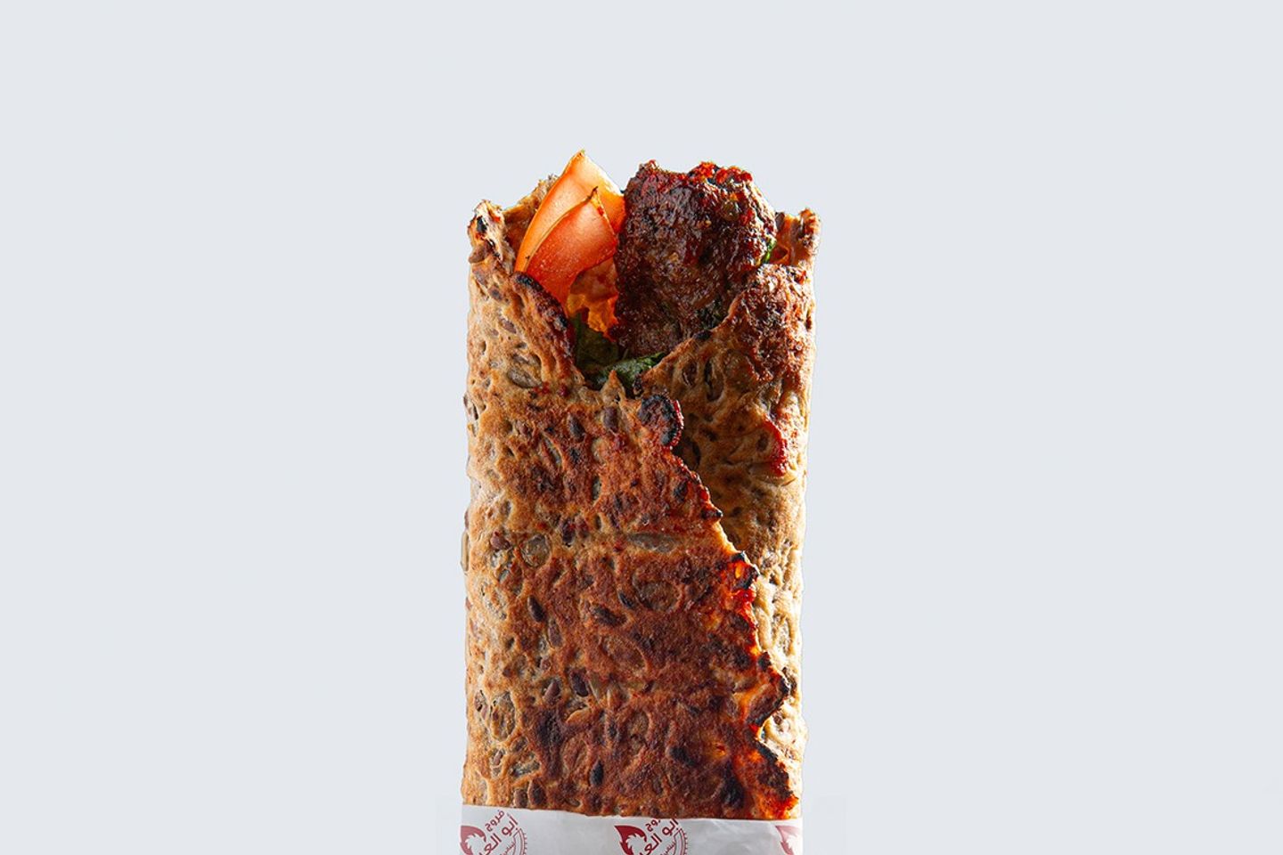 Meat Kebab Sandwich With Protein Bread
