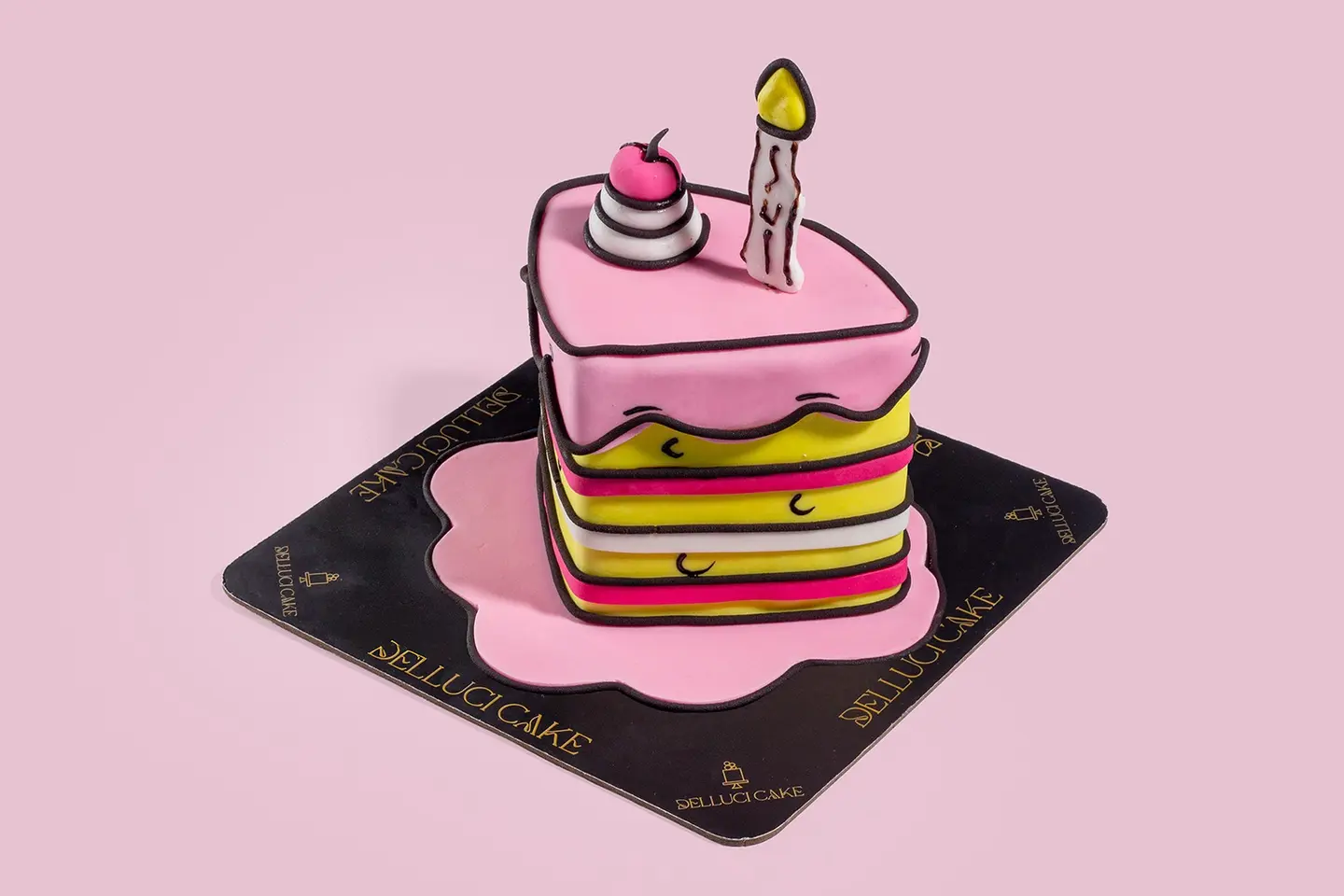 Comic Pink Slice