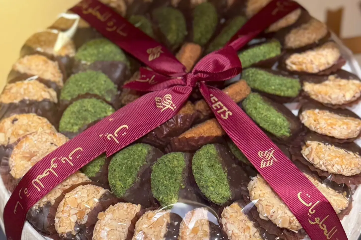 صينية بسكويت حلو خفيف فاخر