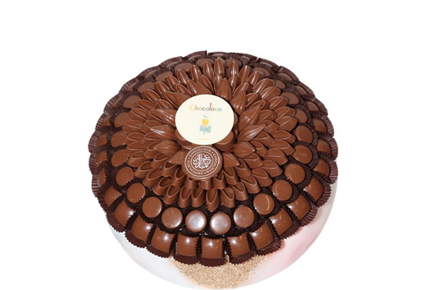 Round Tray With Ornate Gold Decoration