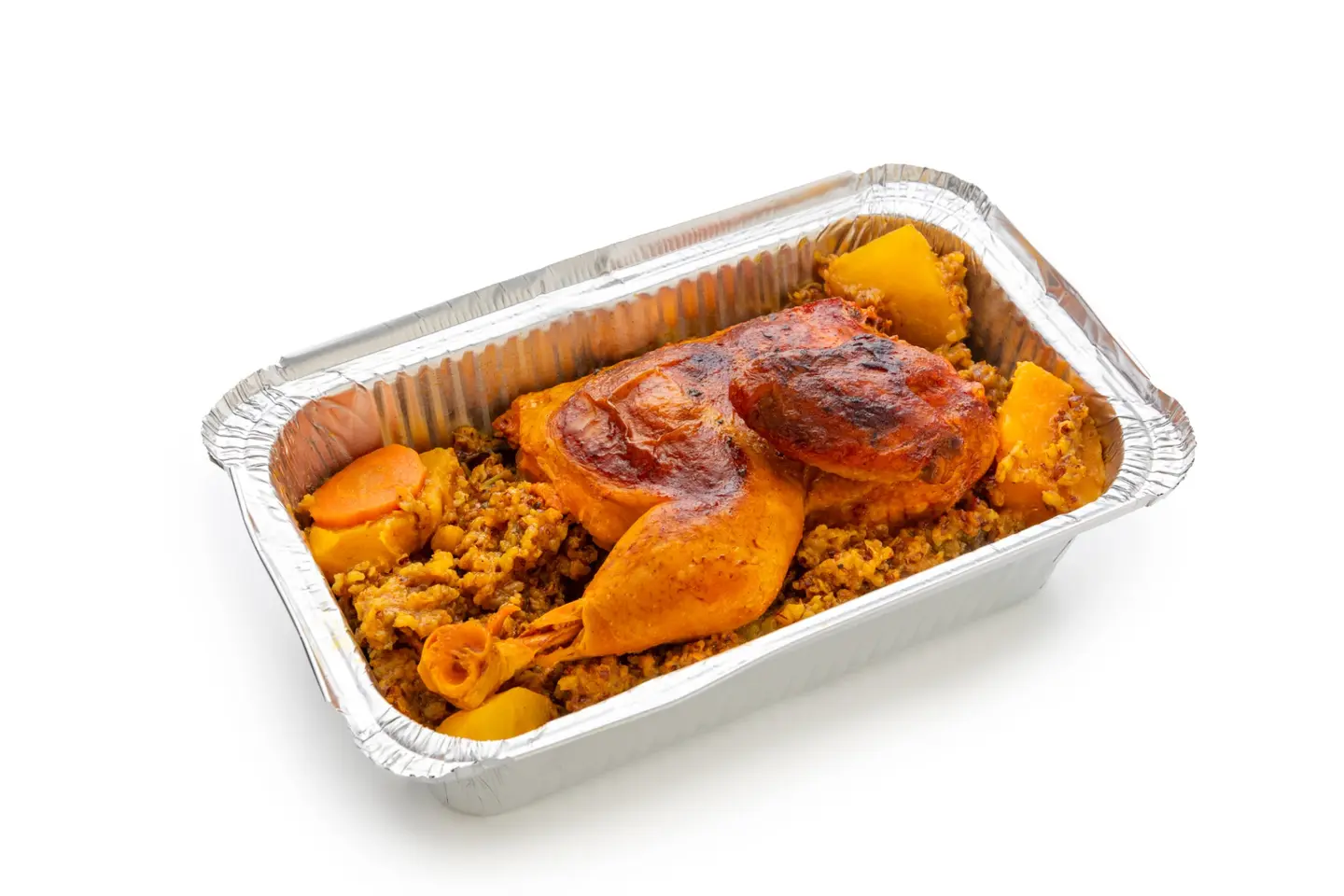 نصف دجاج رز حساوي