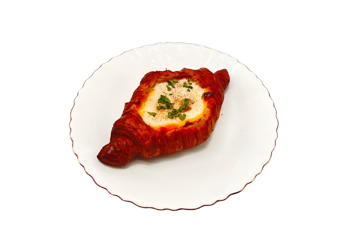 Sunny Side Eggs Croissant
