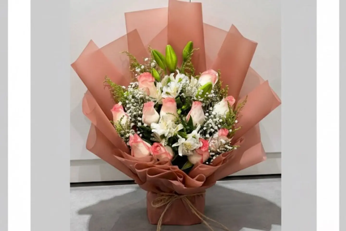 باقة ورد وهدوء