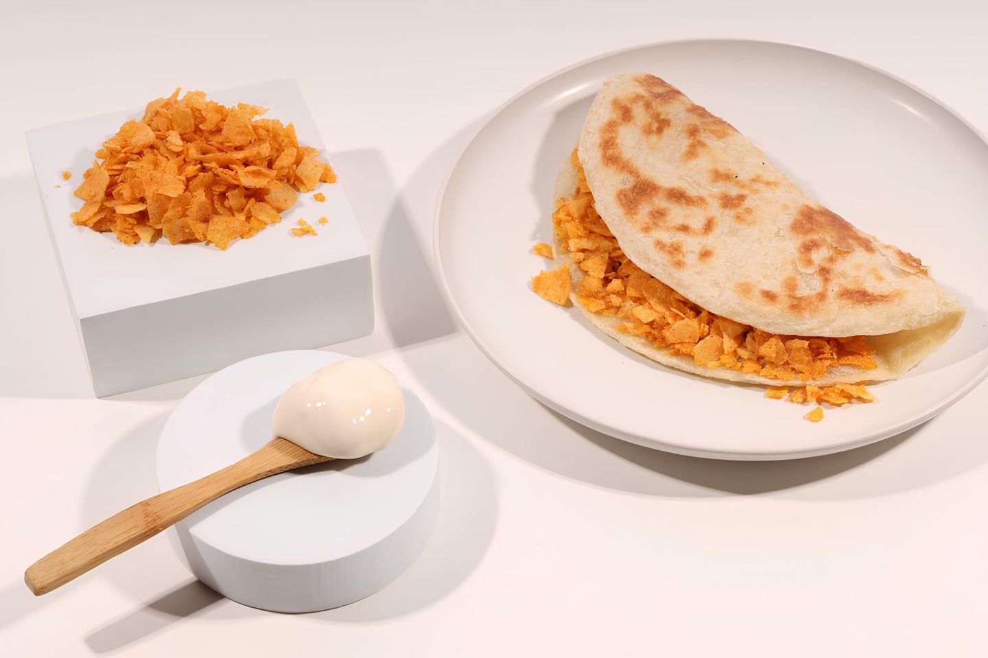 Chapati (Cheese + Chips)