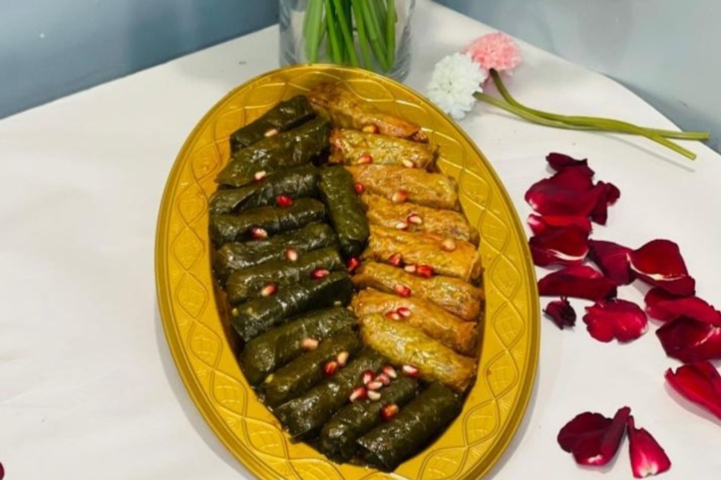 ورق عنب مع ملفوف اطايب
