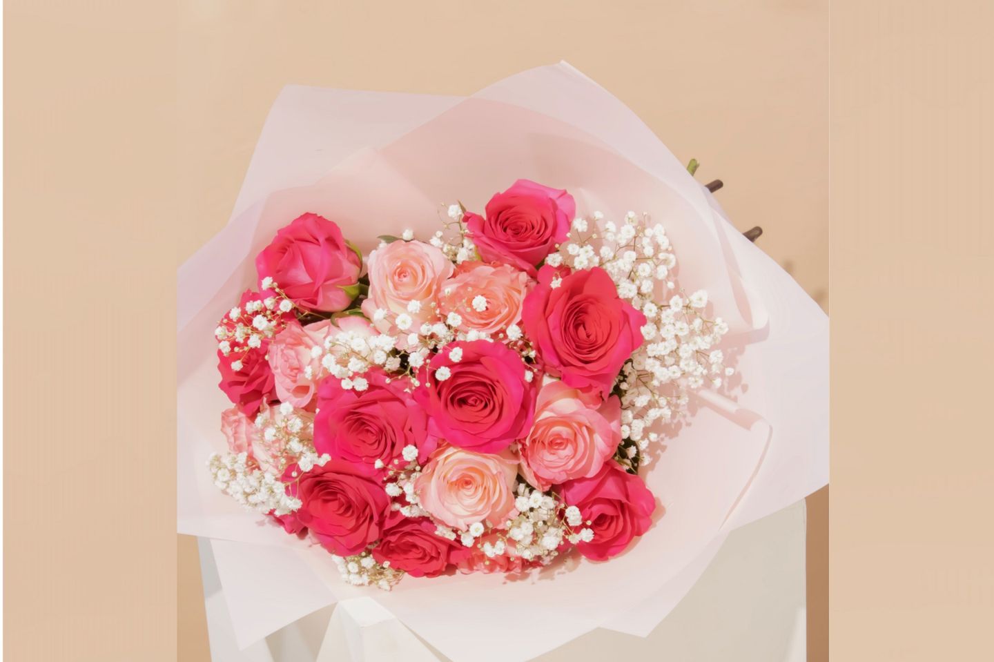 Red And Pink Rose Bouquet