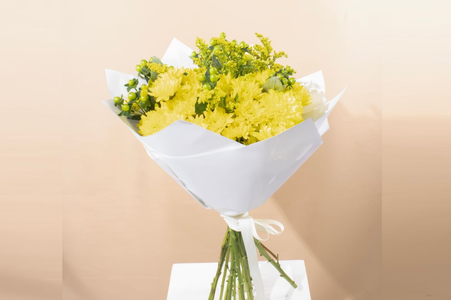 Yellow Cherry Blossom Bouquet