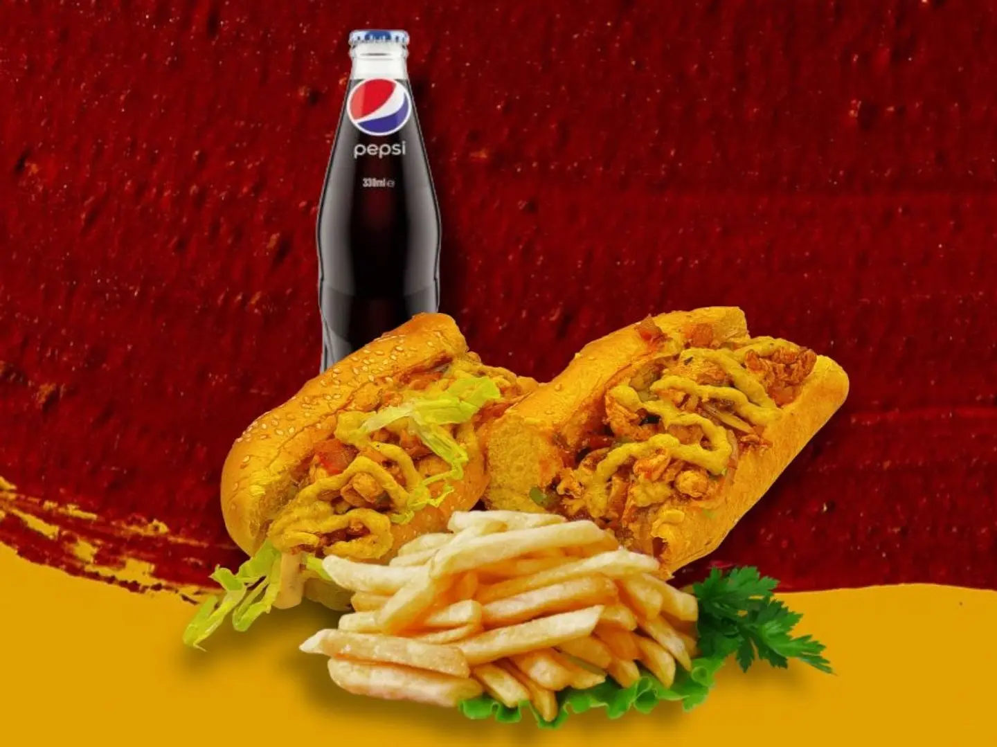 Fajita Sandwich Meal