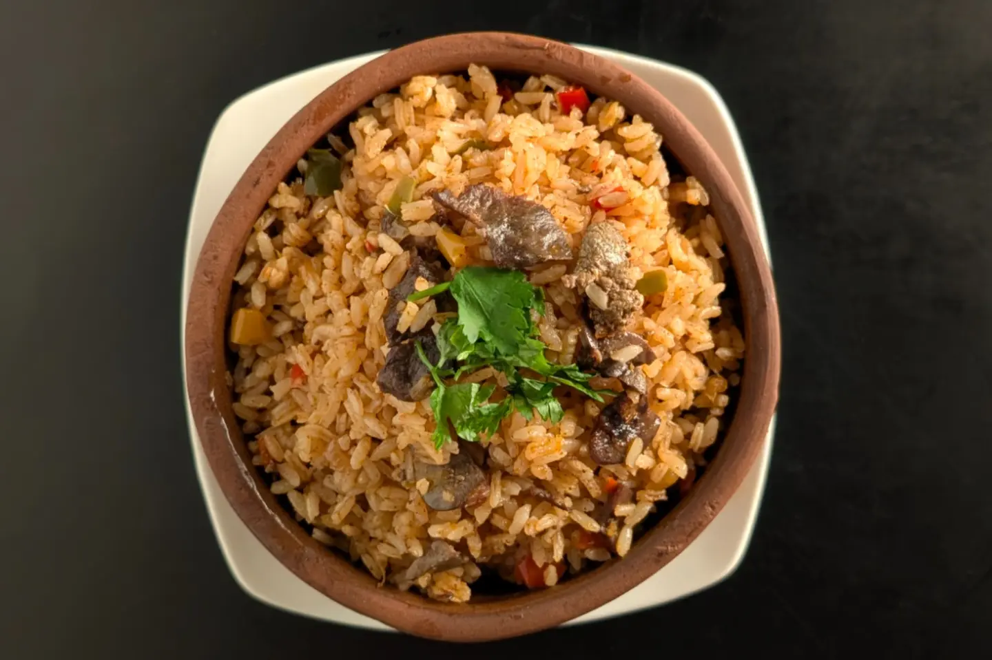 طاجن أرز كبد وكلاوي