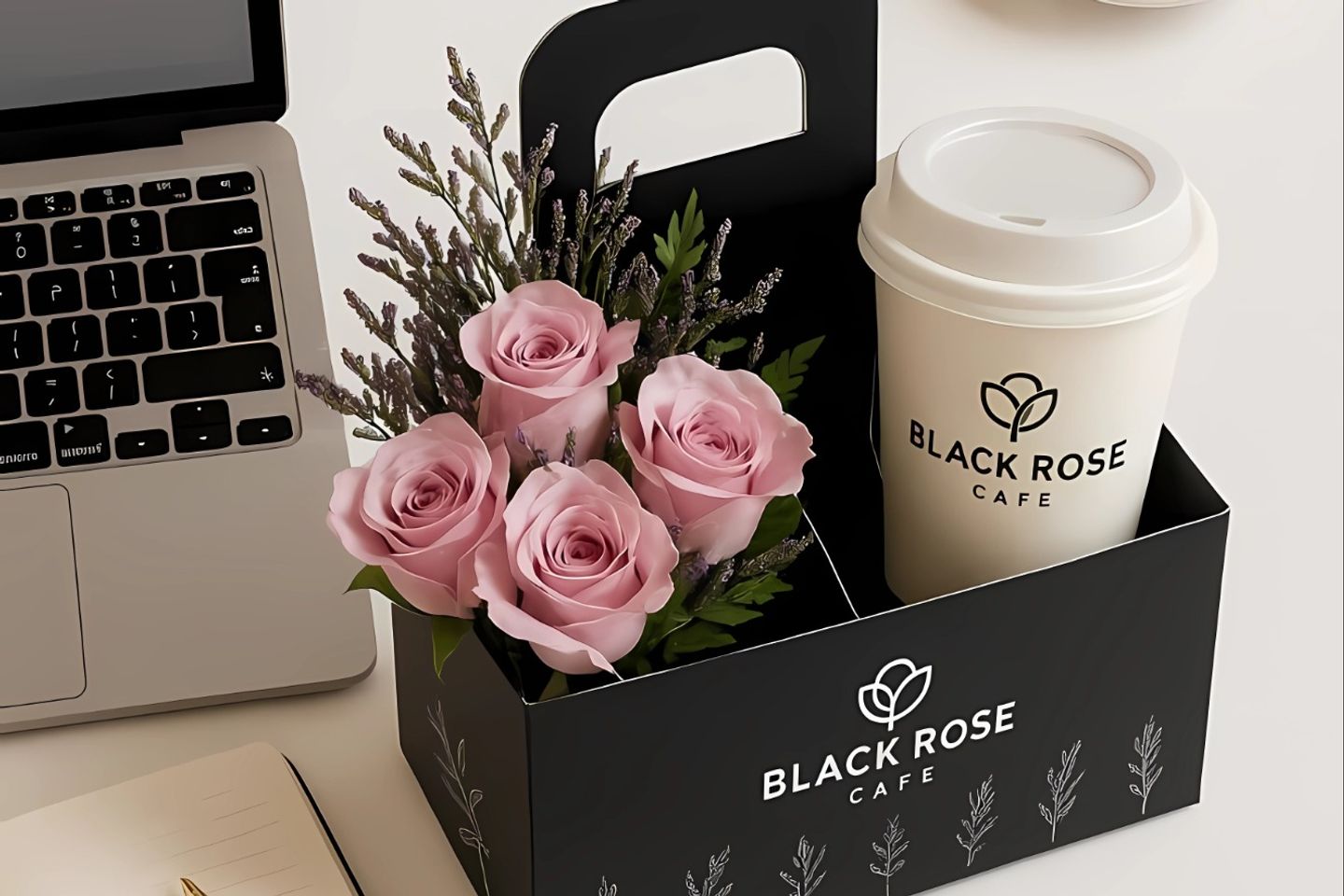 Sixty Cold With A Box Holder And Small Roses