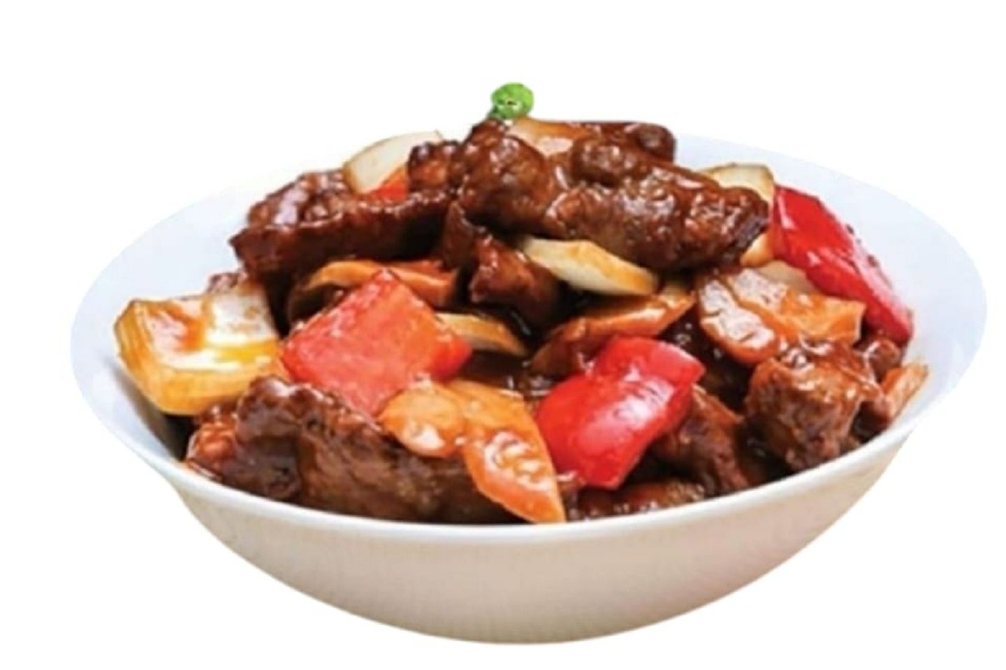 لحم بالفطر