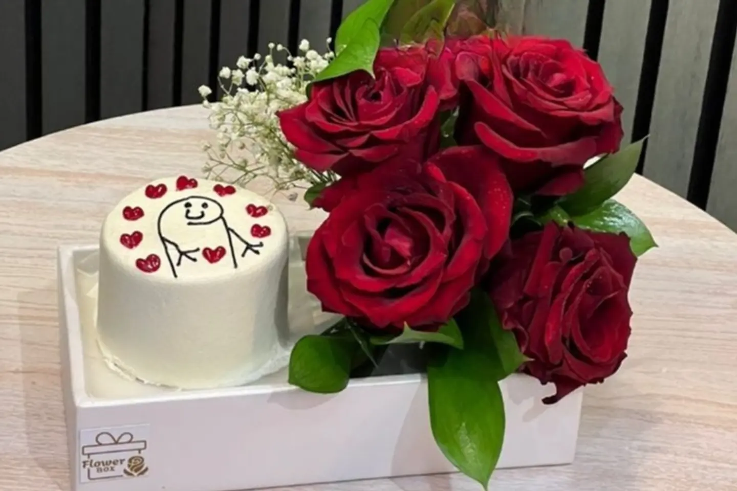 Love Cake Arrangement