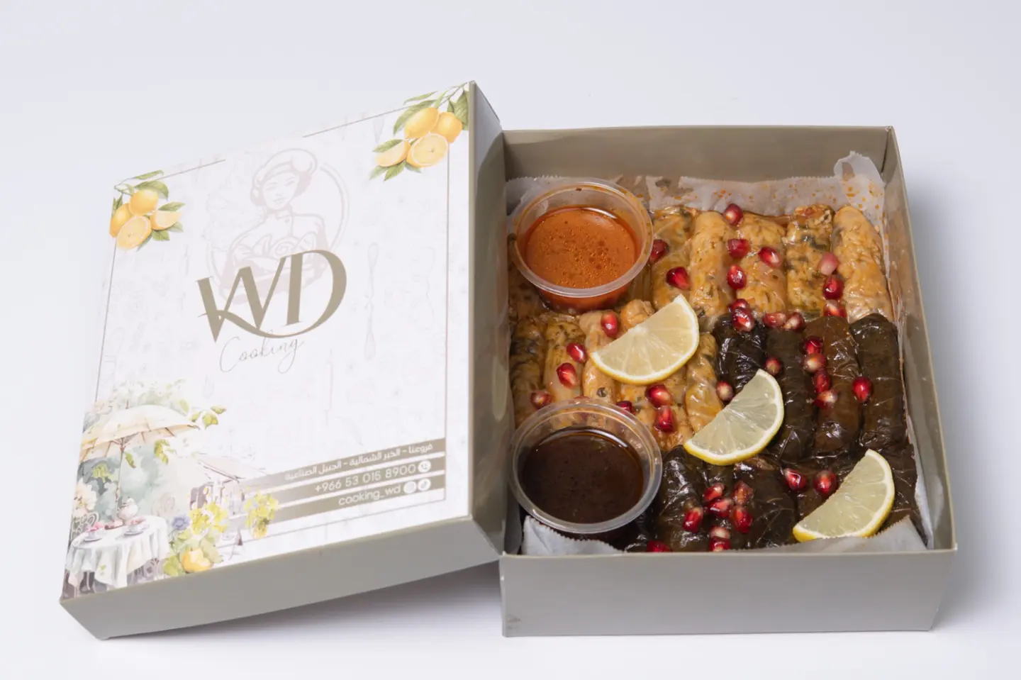 Grape Leaves And Cabbage Roll Box