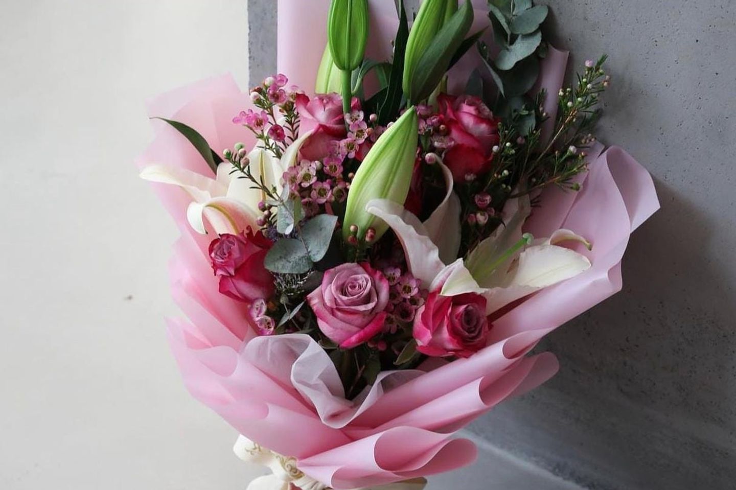 Purple Roses Bouquet