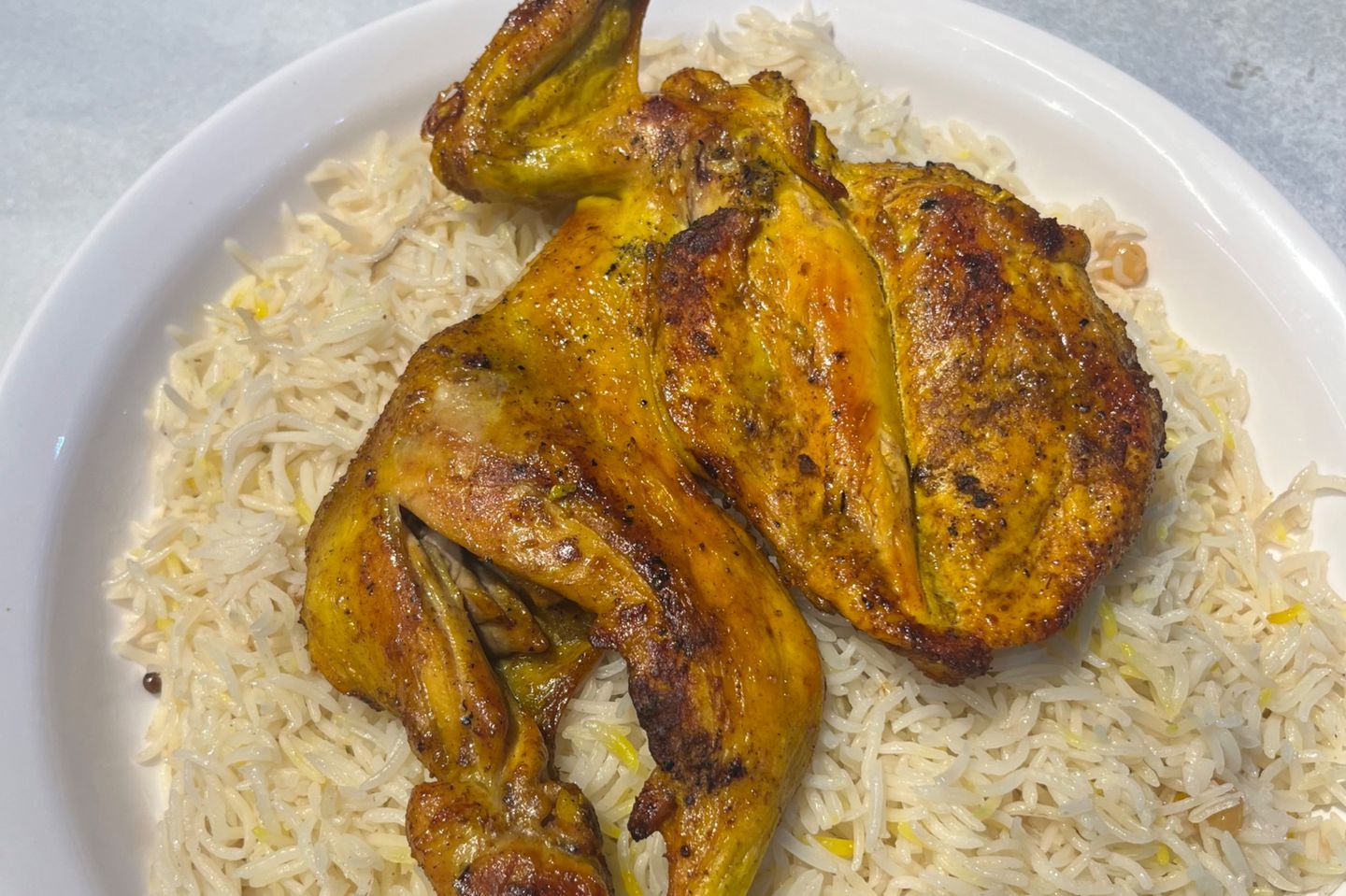 حبه دجاج مظبي رز شعبي.