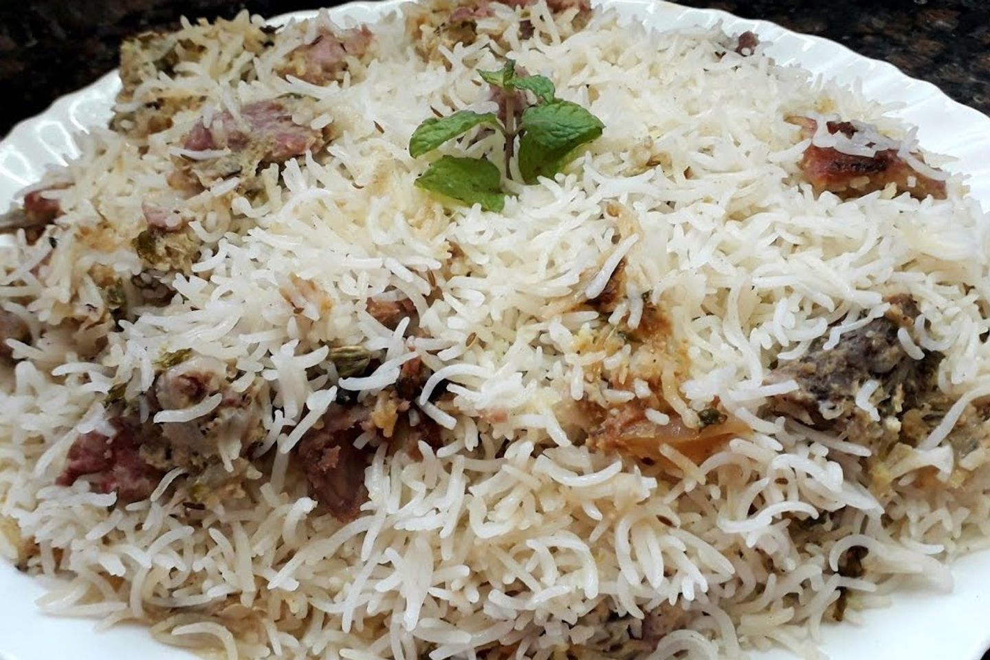 لحم ضأن سفياني برياني غداء الجمعة الخاص