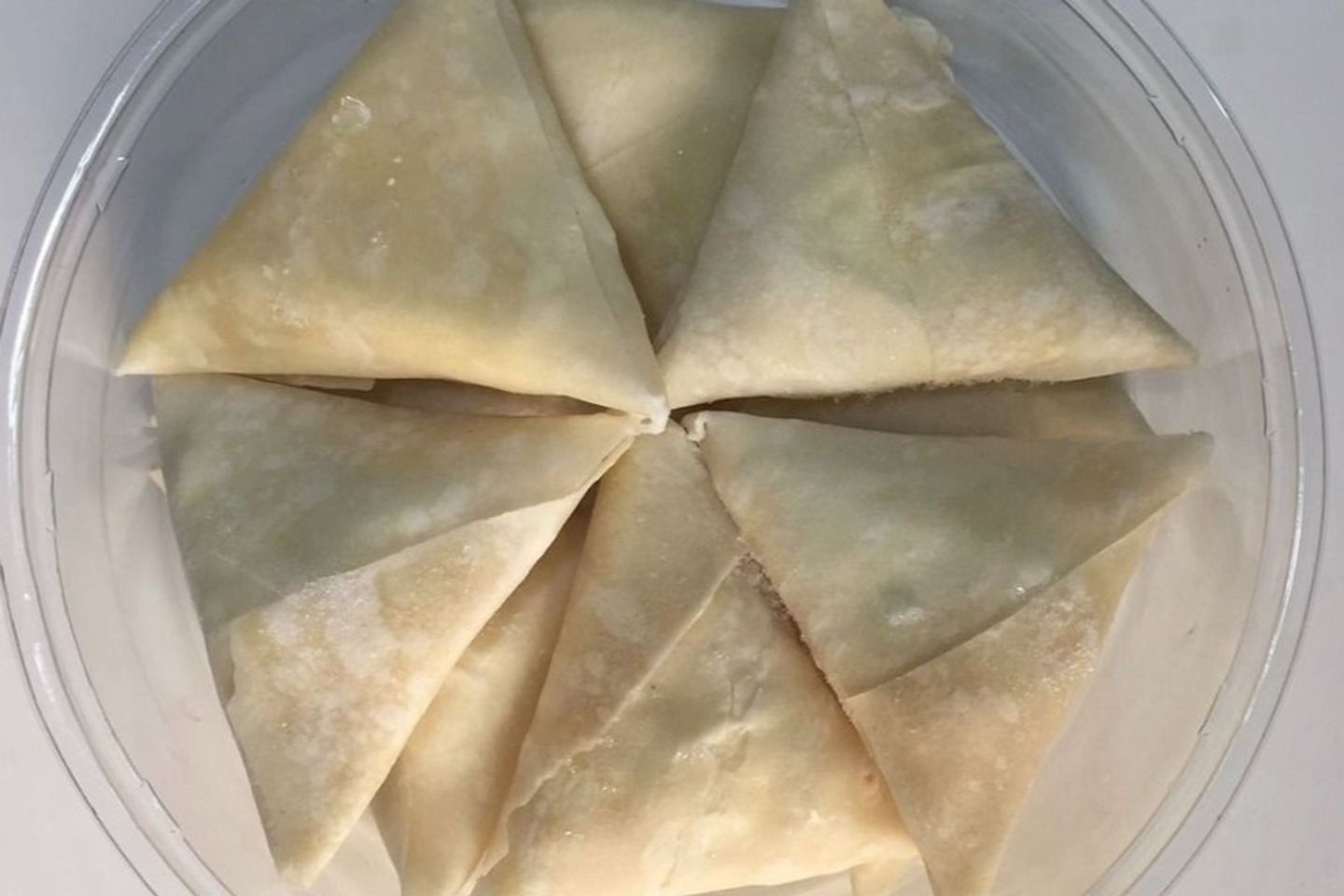 Cheese Samosa, Box Of Ten Frozen Pieces