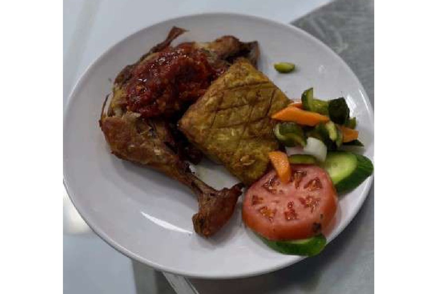 Nasi Ayam Penyet
