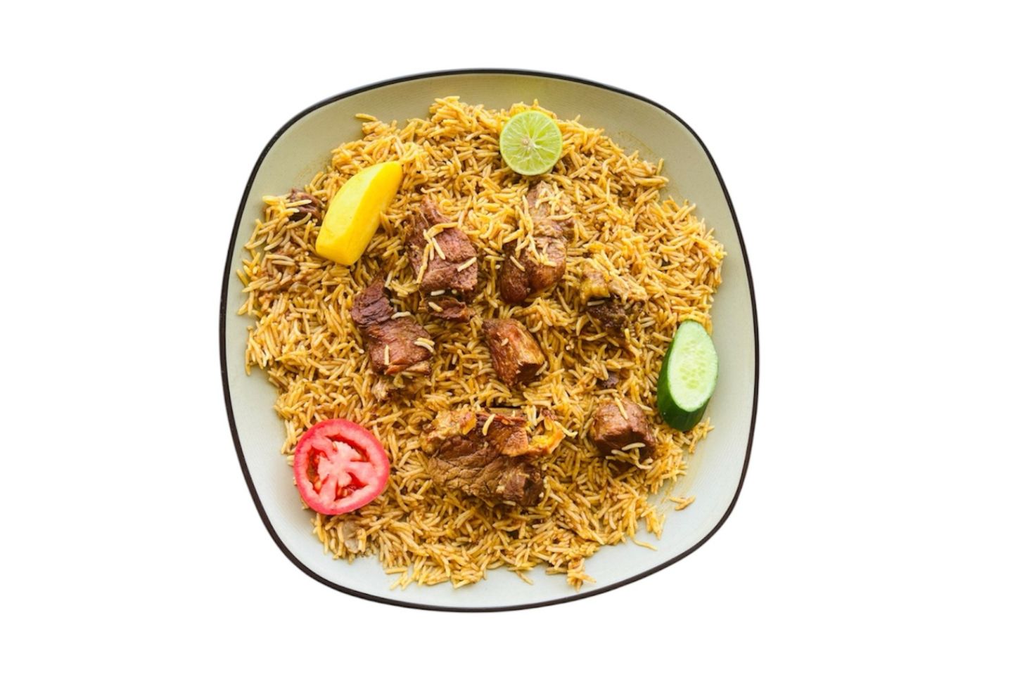 A Person Of Hashi Meat With Rice