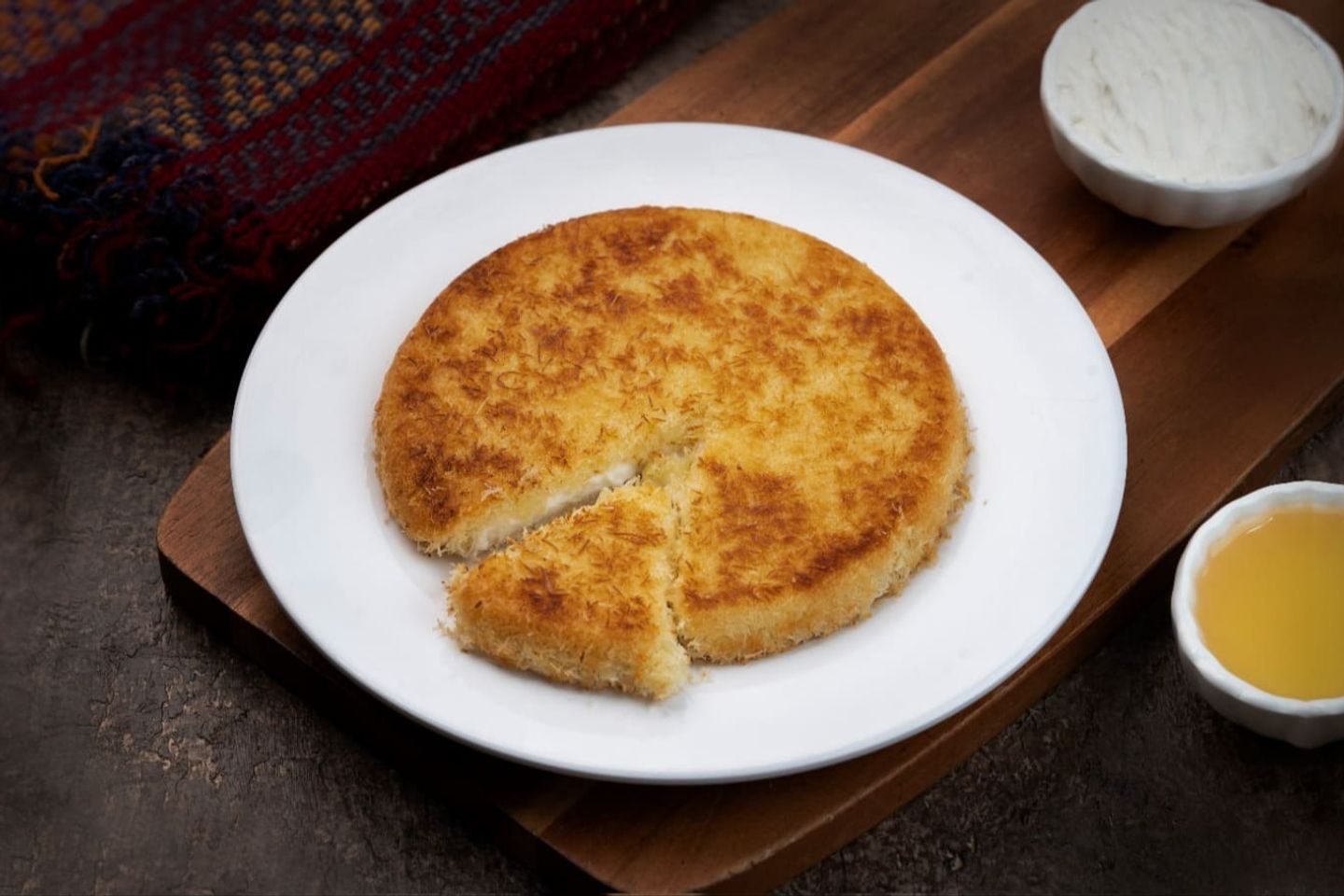 Kunafa With Cream
