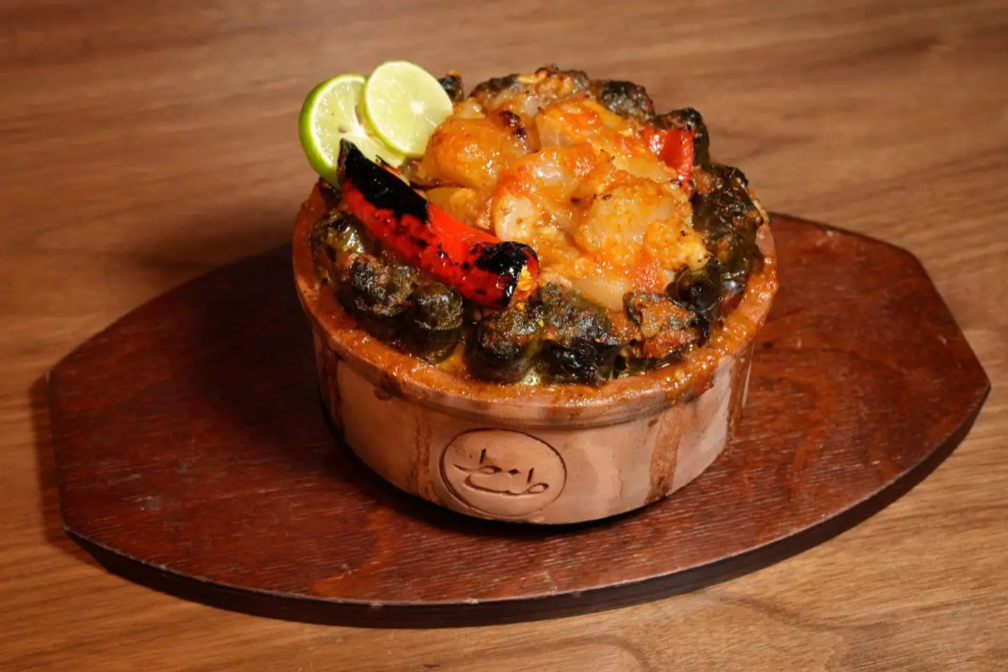 طاجن ورق عنب بالكوارع