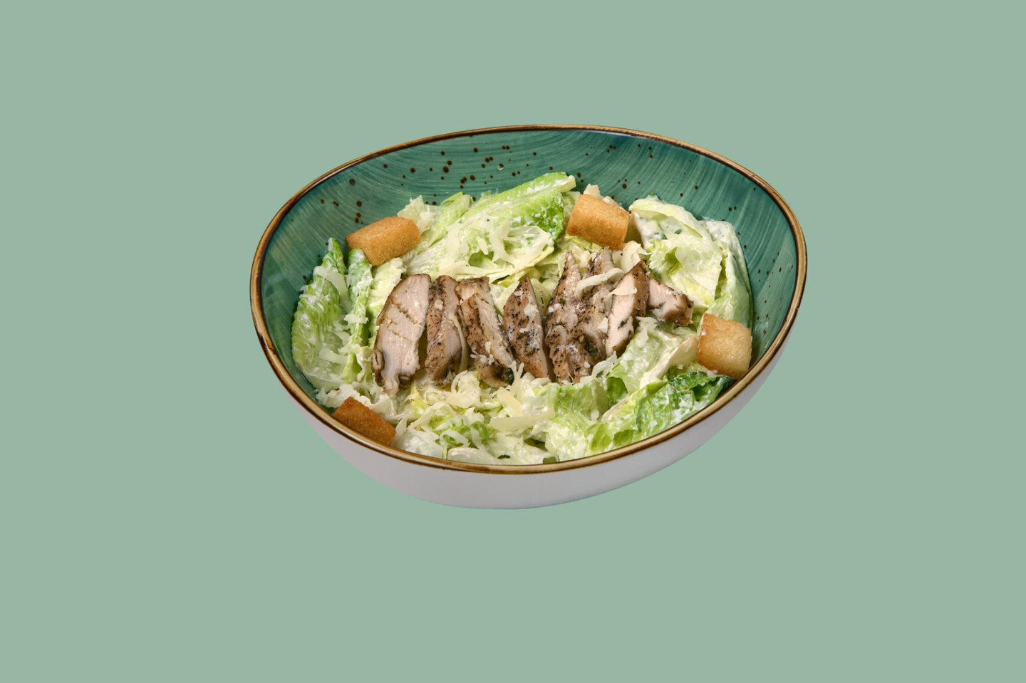 سلطة سيزر بالدجاج