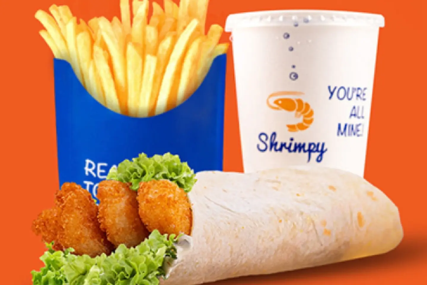 Shrimp Sandwich Meal - Spicy