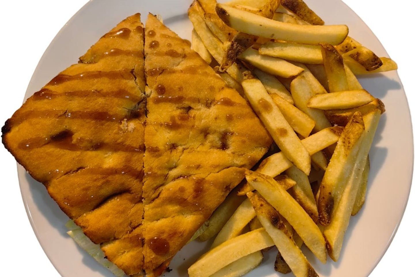 Tuna Sandwich With Olio Fries