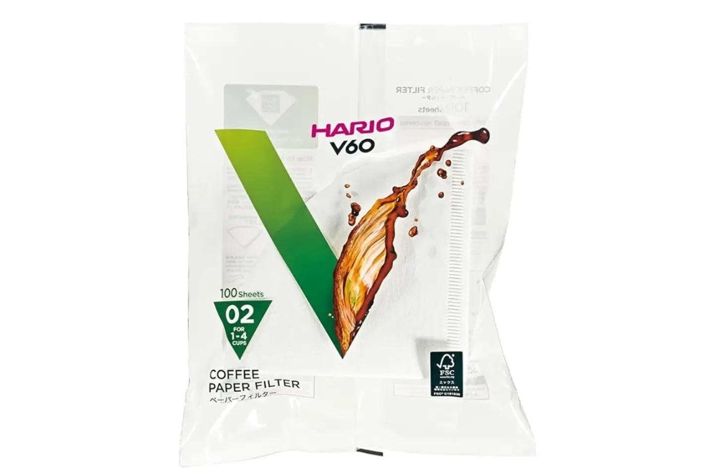 Hario Filter V60 Size 02 100 Paper