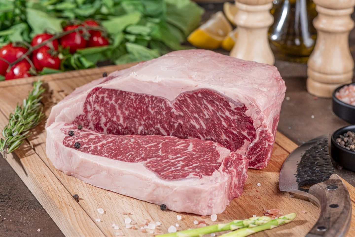Striploin Wagyu Mb +9   Ready To Grill