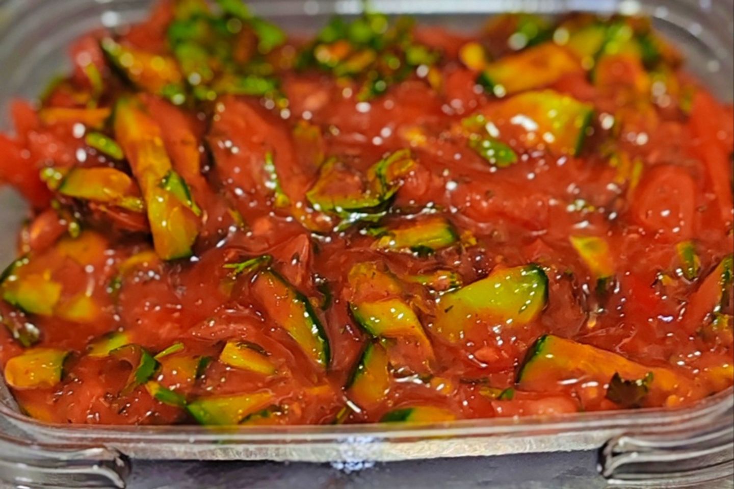 طبق سلطه تركيه صغير