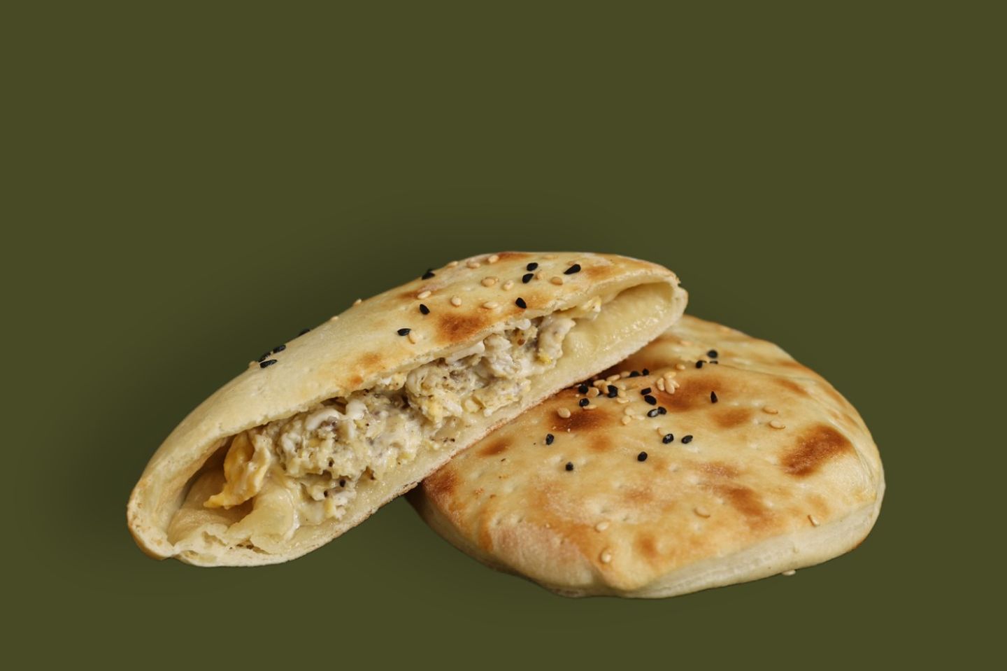 فطيرة دجاج مشروم
