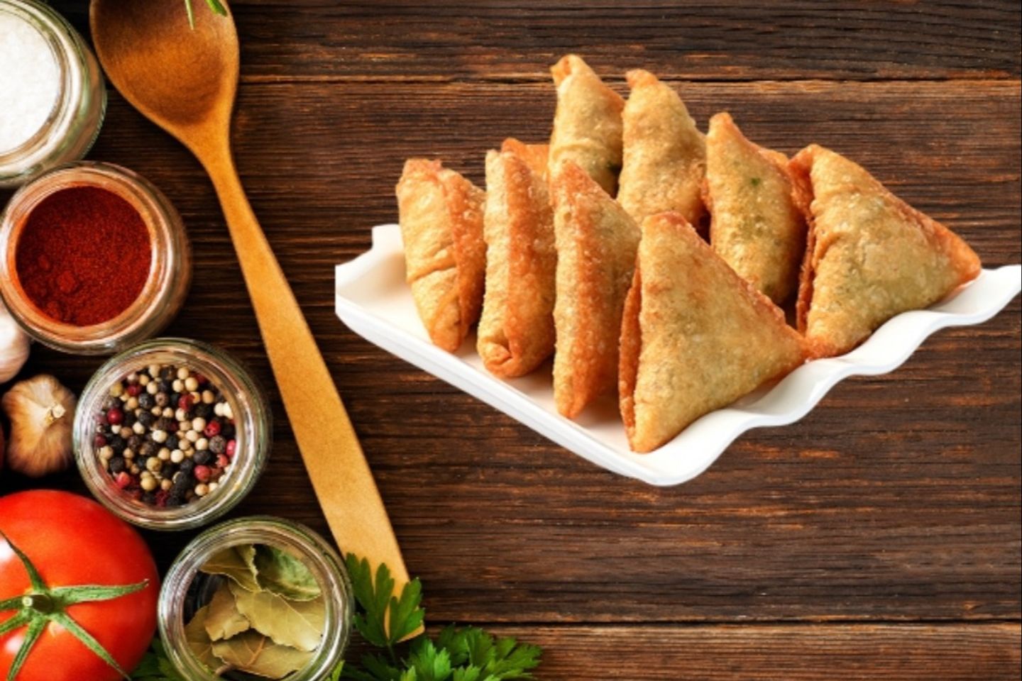 سمبوسة دجاج مقليه