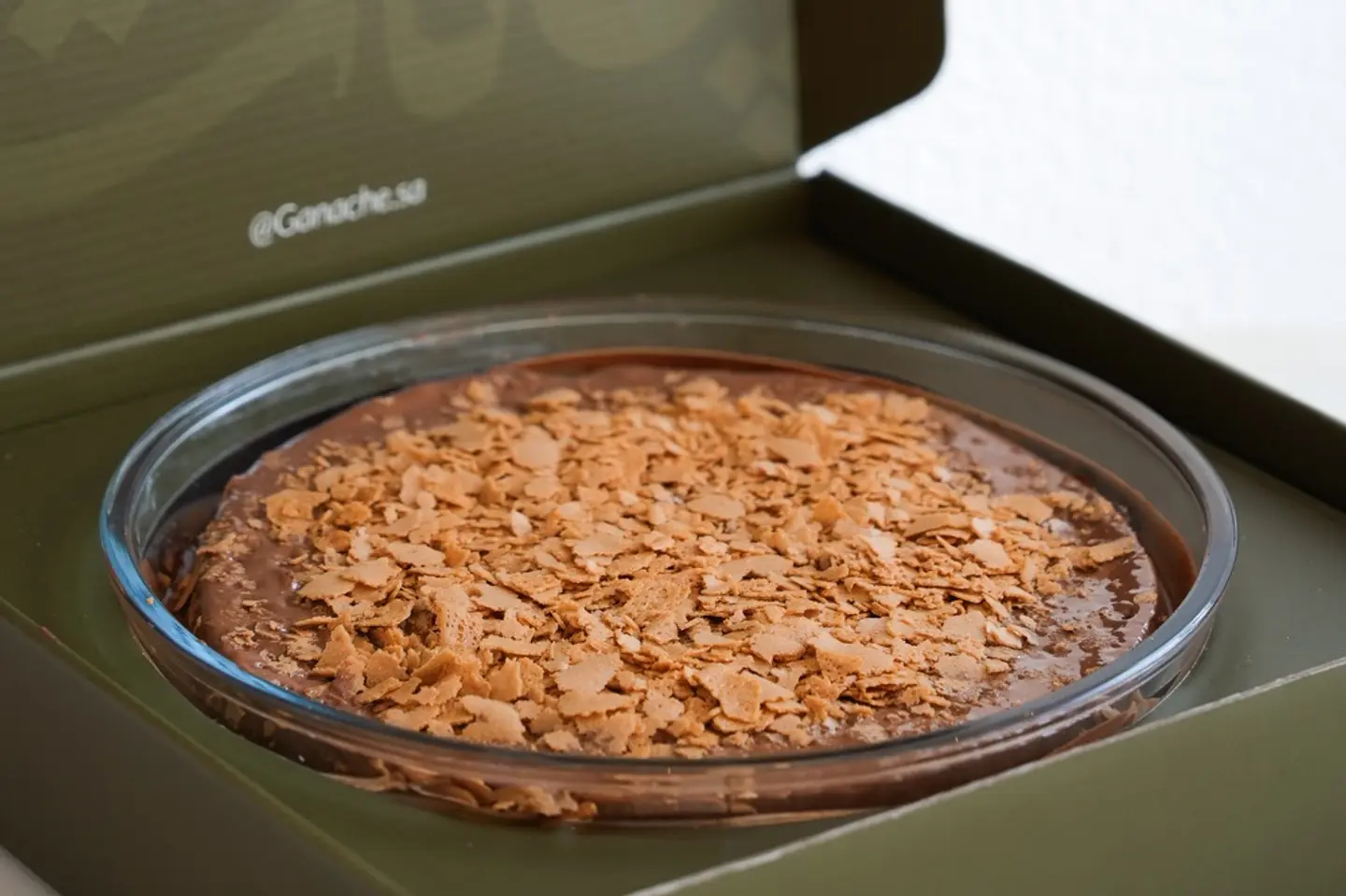 بودينج الشوكولاتة المقرمشة