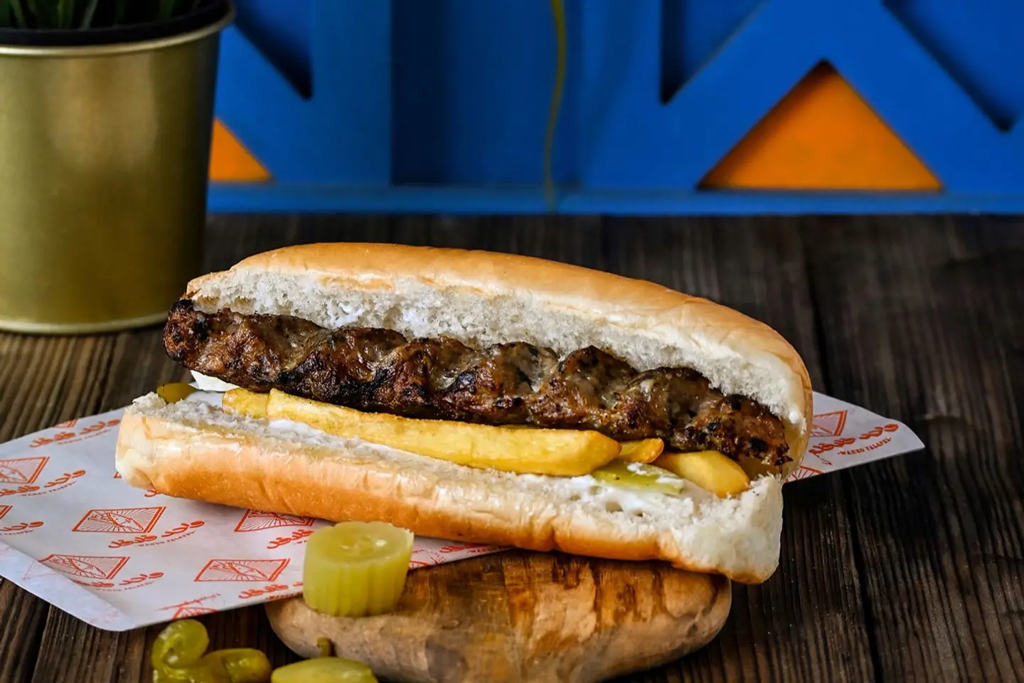 Meat Kebab Sandwich