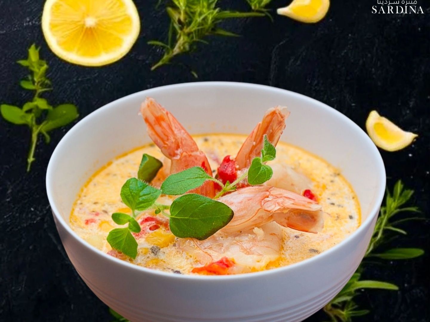 شوربة جمبري من اختيارك