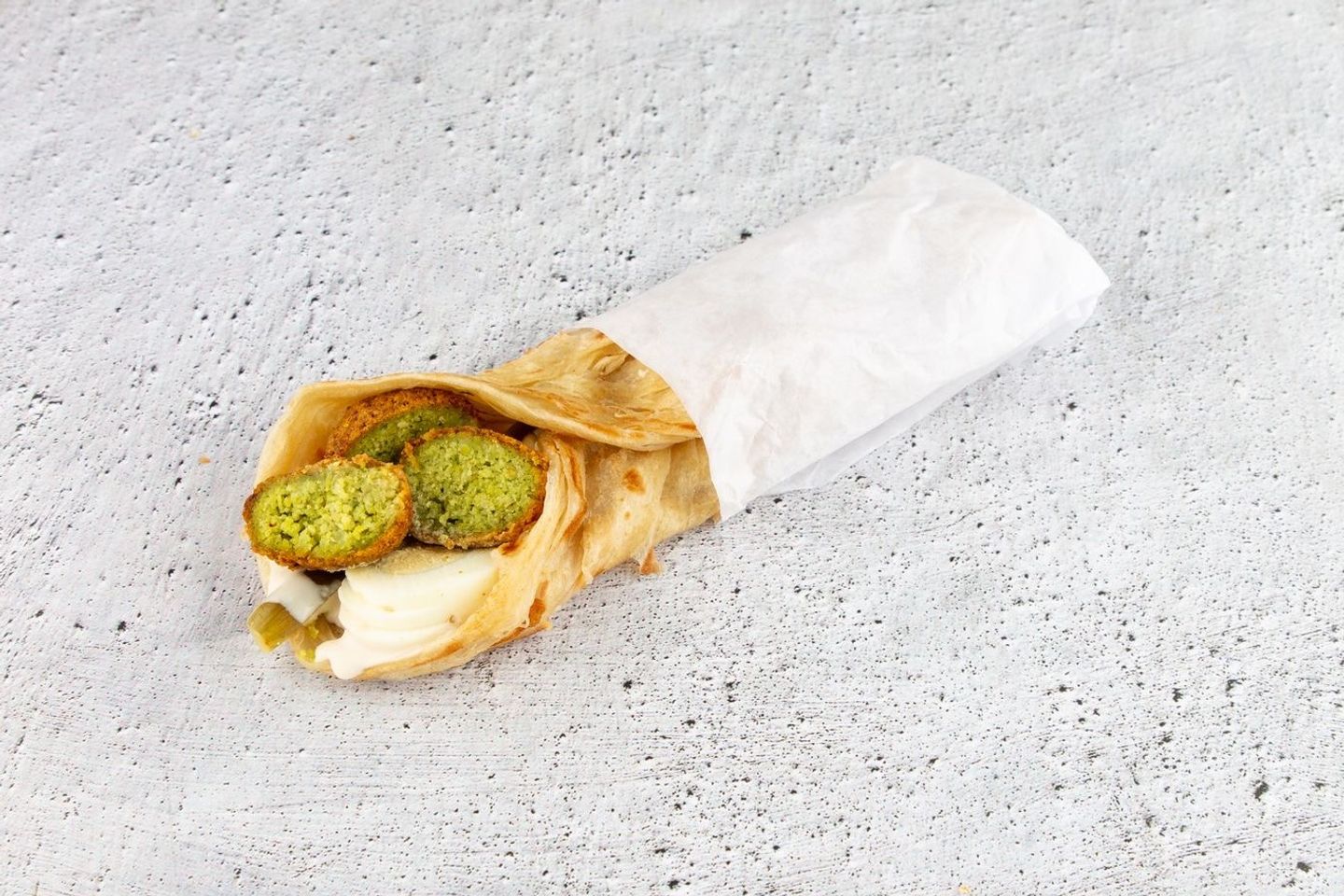 Jubati Falafel With Labneh