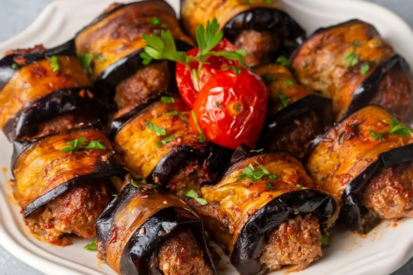 كباب باذنجان دجاج
