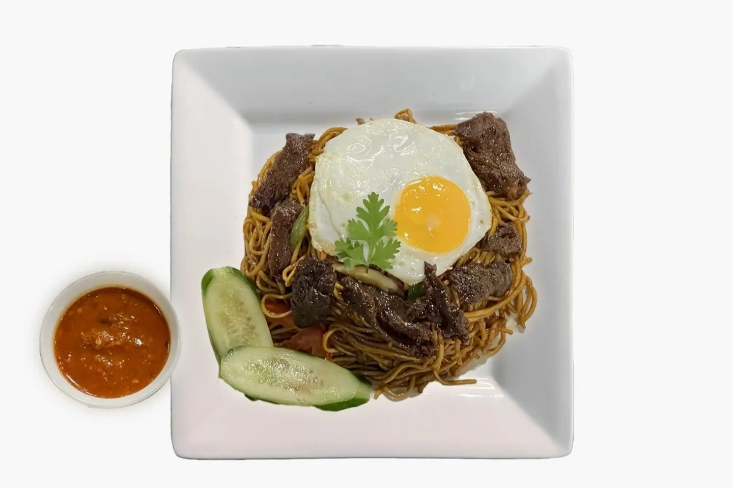 Fried Beef Noodles Mee Goreng Daging