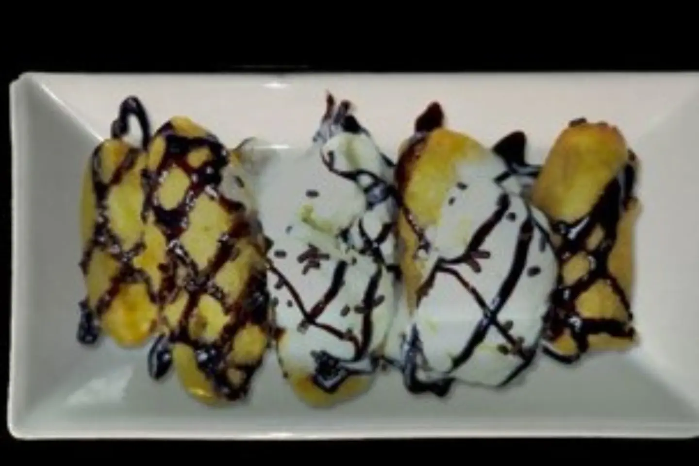 Fried Banana With Hershey's