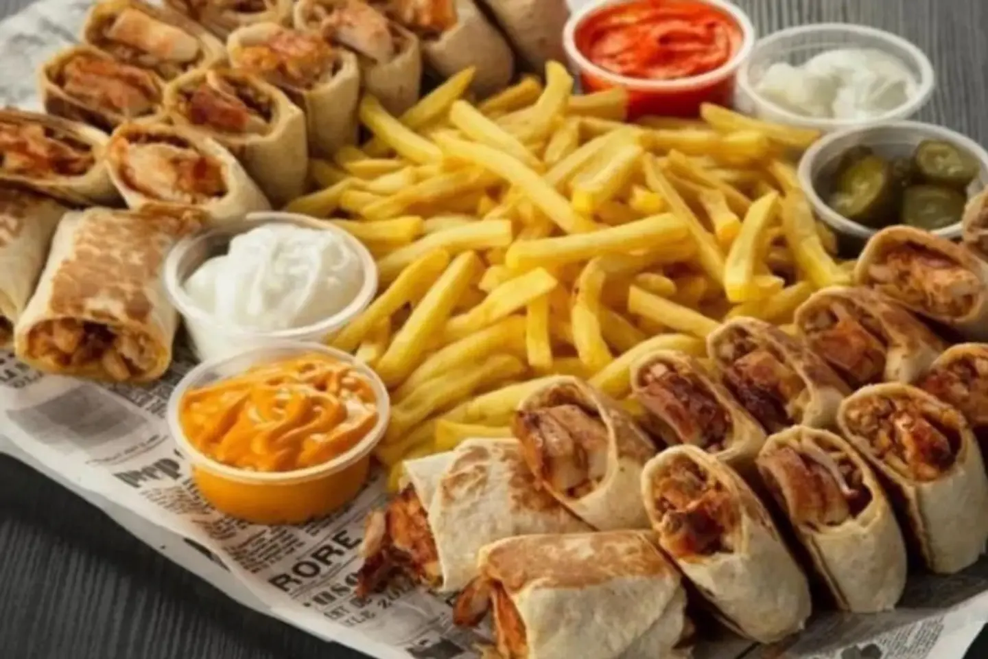 شاورما عربي دبل