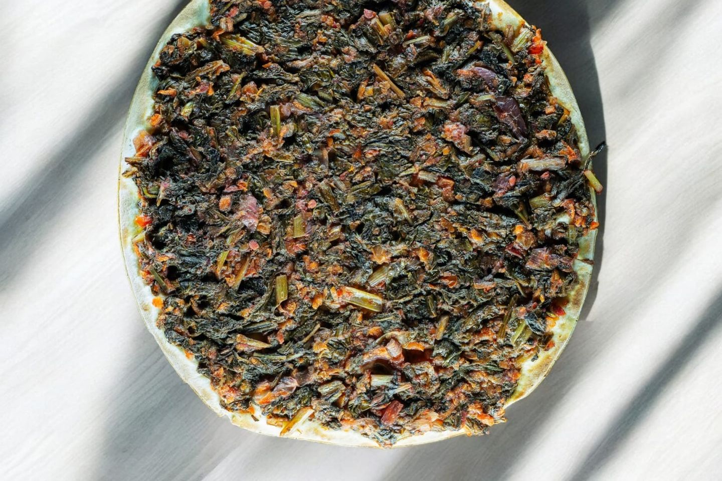 Spinach Safiha Plate