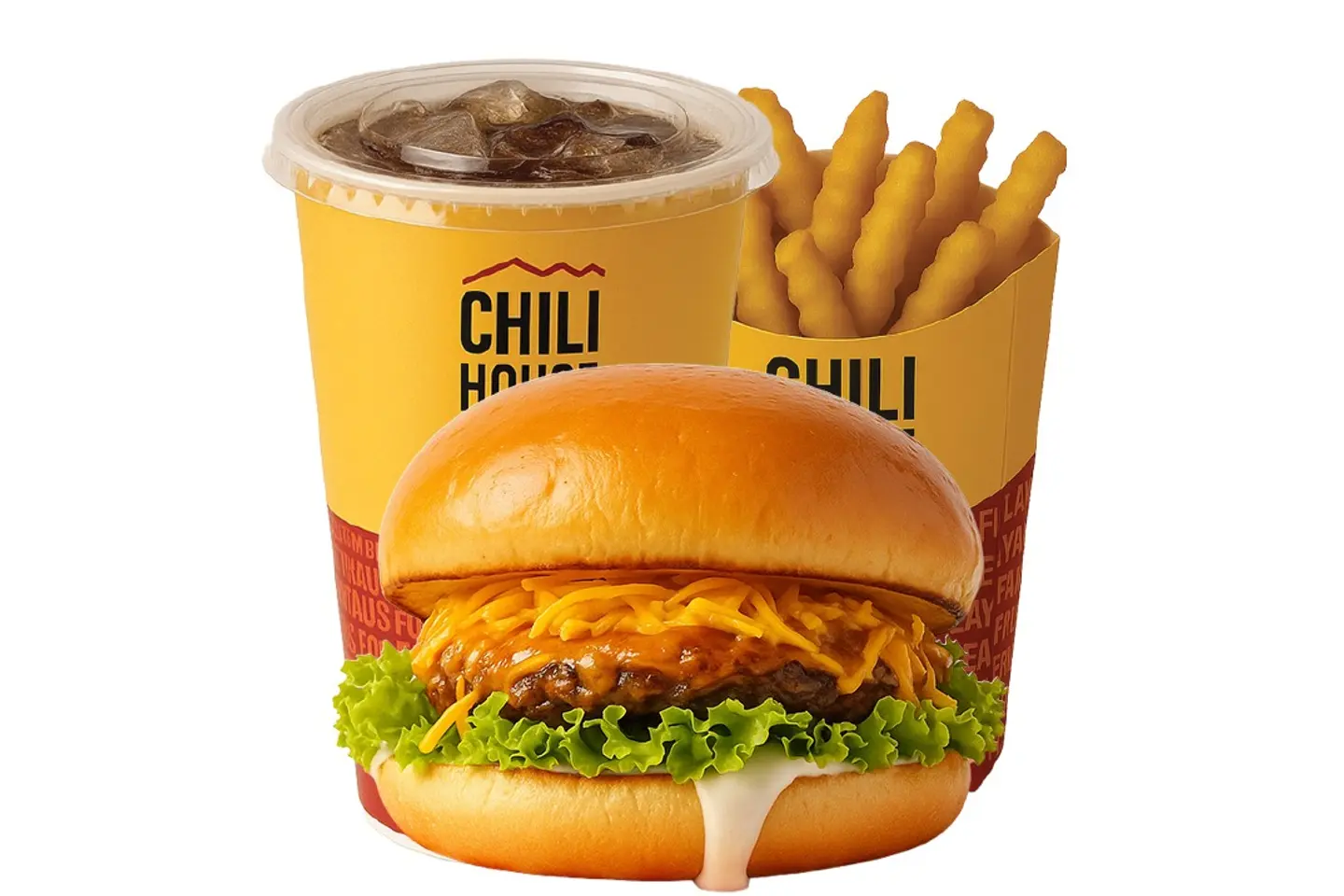 تشلي برجر كومبو