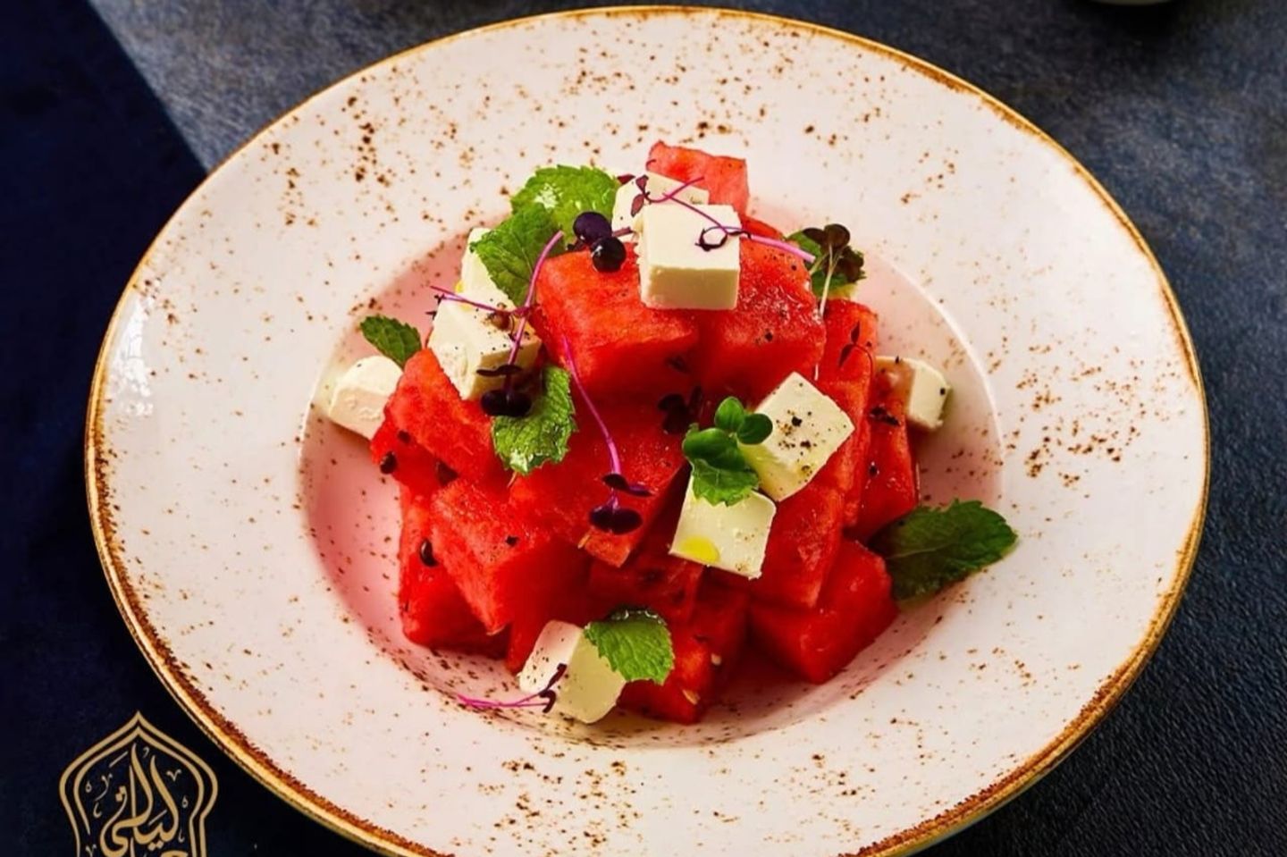 Watermelon And Cheese Salad