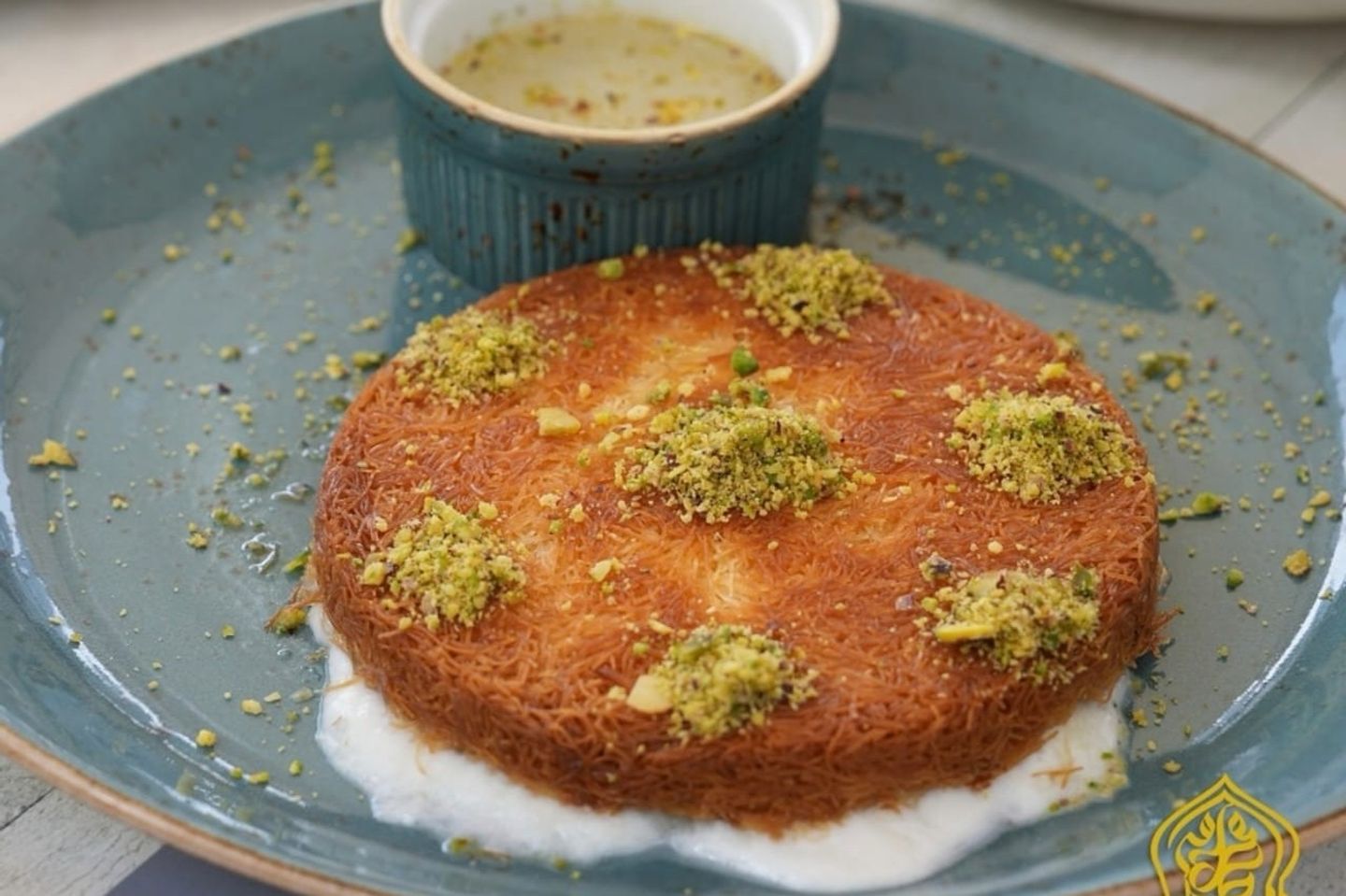 Kunafah With Coarse Cheese