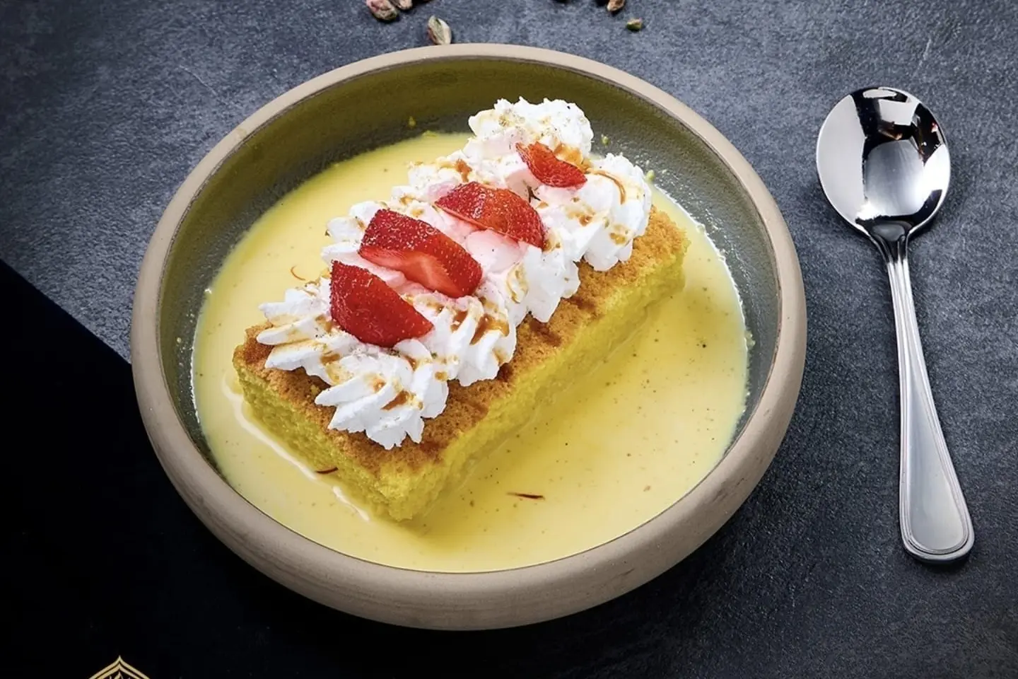 Saffron And Cardamom Milk Cake