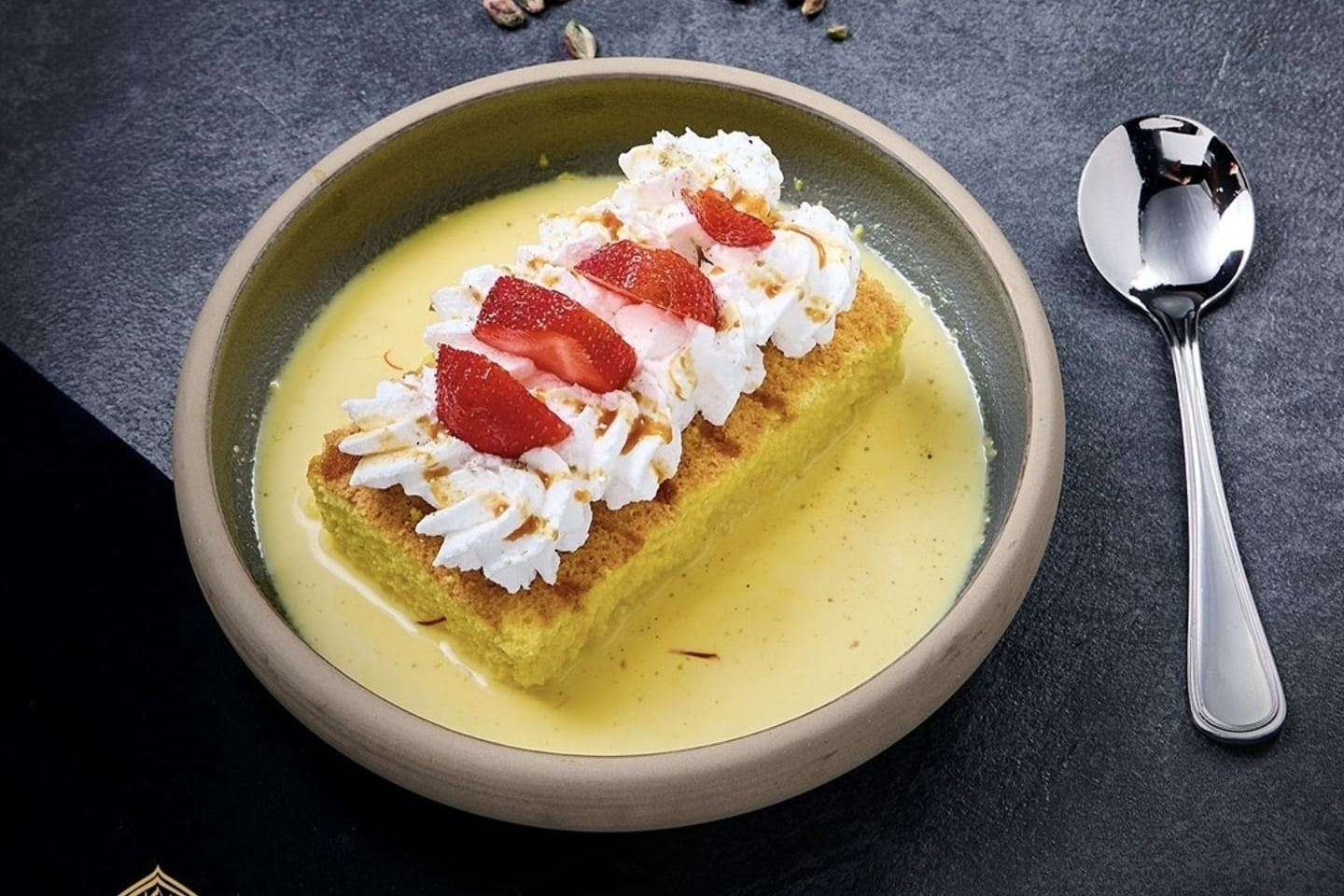 Saffron And Cardamom Milk Cake