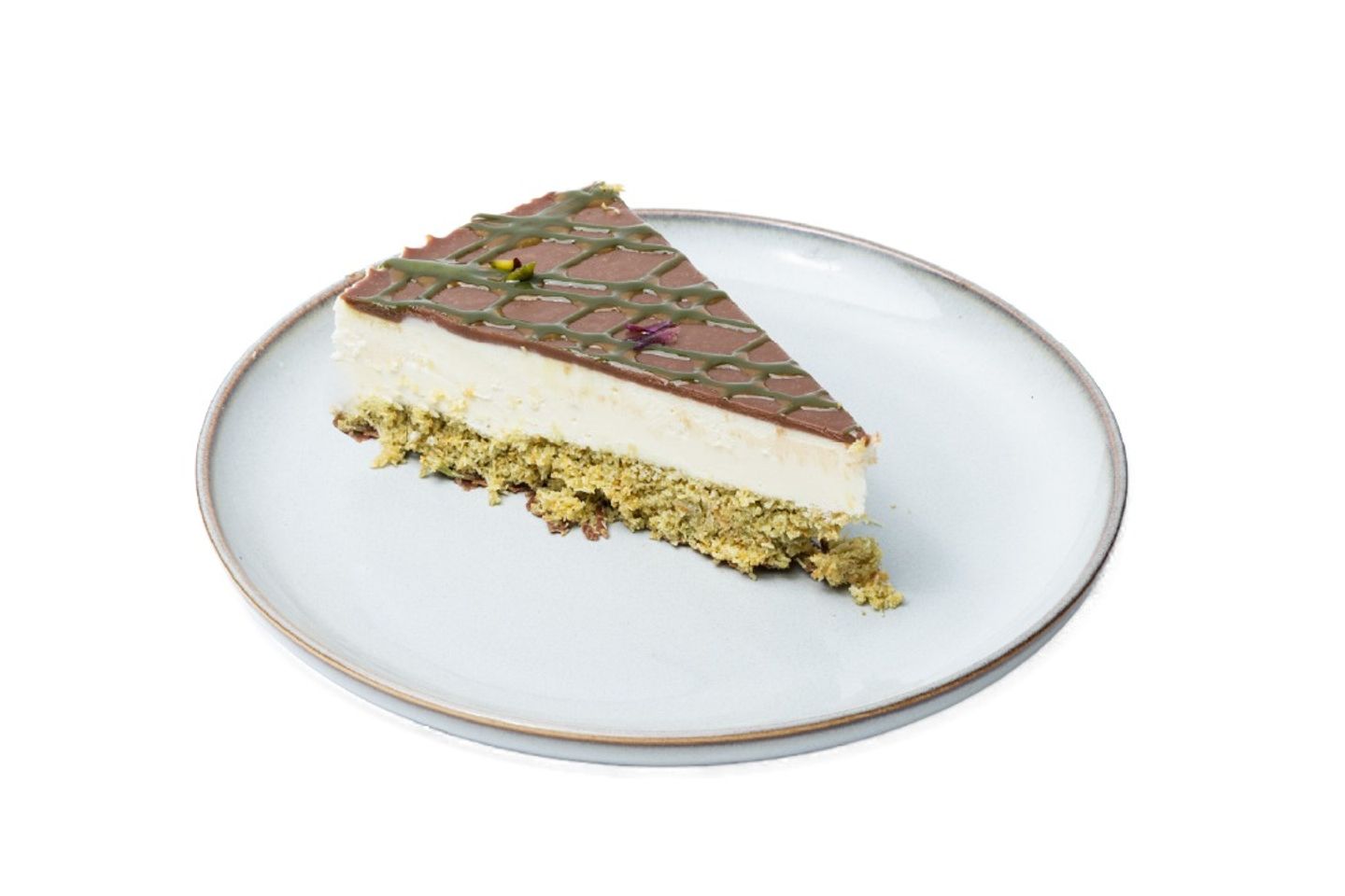 Kounafa Pistachio Chocolate Cheesecake